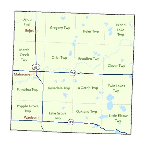 Mahnomen County Maps