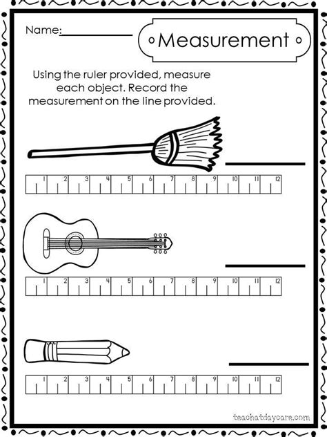 Measuring With A Ruler Activity