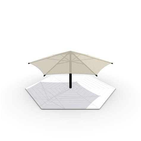 Hexagon Umbrella Eave Height Korkat