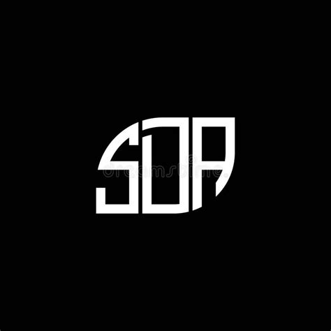 Sda Letter Logo Design On Black Background Sda Creative Initials