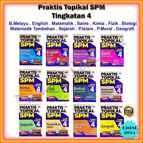 Buku Latihan Praktis Topikal Spm Kssm Tingkatan Edisi B