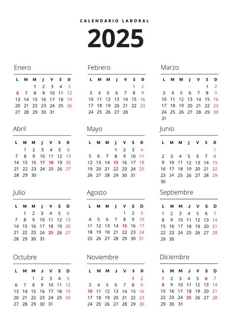 Calendario Laboral Comunidad De Madrid 2025 Festivos Puentes Y Semana