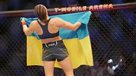 Ufc 272 Maryna Moroz Of Ukraine Delivers Speech On Russian Invasion