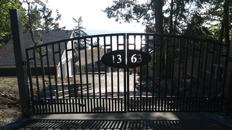 Driveway Gates Custom Aluminum Swing Driveway Gates Island