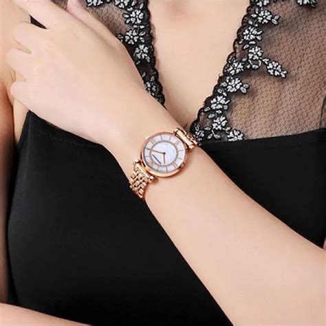 Mua Đồng Hồ Nữ Emporio Armani Women s Rose Gold Tone Stainless Steel