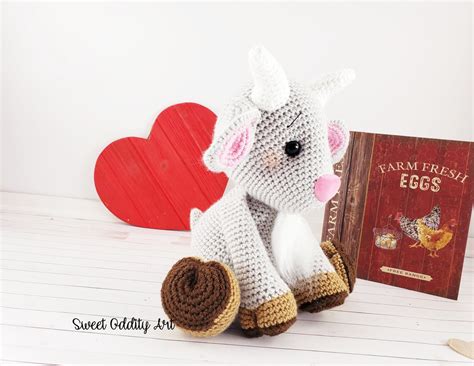 Goat Crochet Pattern Crochet Goat Amigurumi Goat Pattern | Etsy