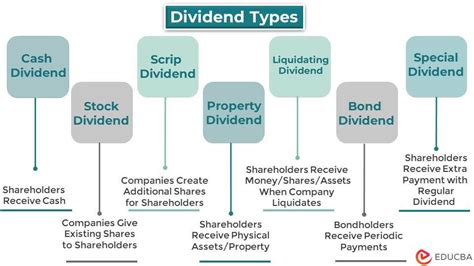 7 Types Of Dividends Meaning Examples Journal Entries