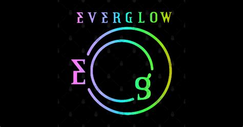 Everglow Logo Rainbow Everglow Sticker Teepublic