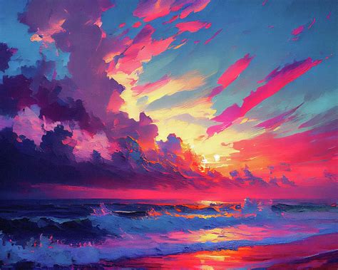 Sunset Dreams On The Pacific Digital Art By Mark Tisdale Fine Art America