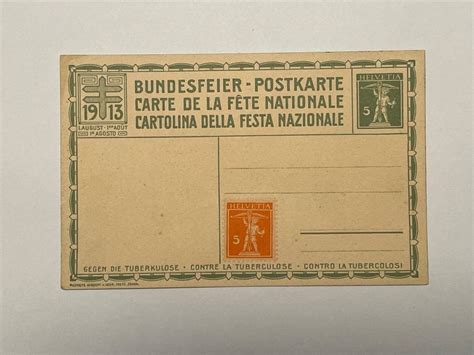 Bundesfeier Postkarte Kaufen Auf Ricardo