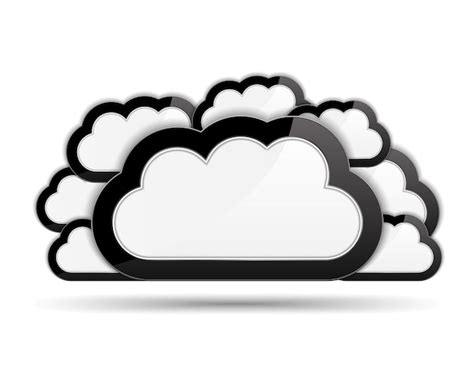 Iconos De La Nube Vector Premium