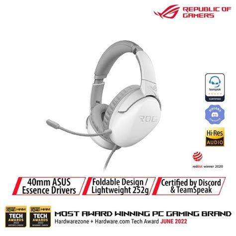 Jual Asus Rog Strix Go Core Moonlight White Gaming Headset Shopee Indonesia