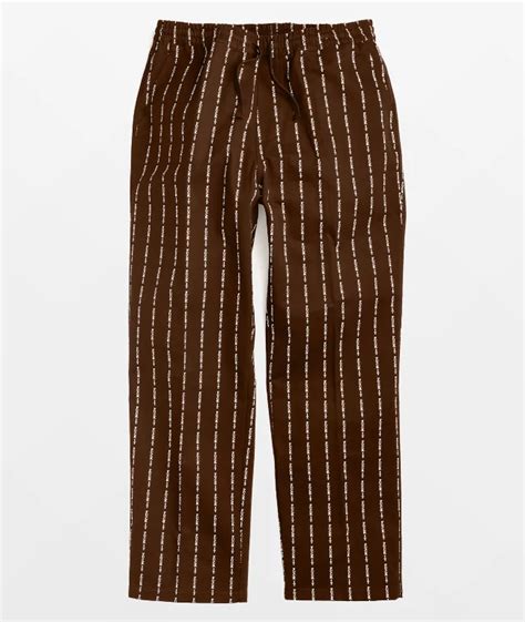 HUF Fuck It Core Brown Easy Pants