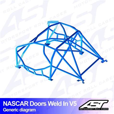 Roll Cage Bmw E36 3 Series 5 Doors Touring Rwd Weld In V5 Nascar Door Suspension Roll