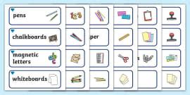 Sapphire Blue Themed Editable Maths Area Resource Labels