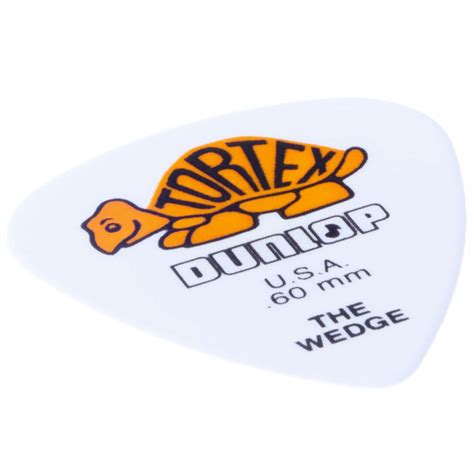 Palheta Dunlop 424 060 Tortex Wedge 0 60mm Unidade Guitar Shop CE