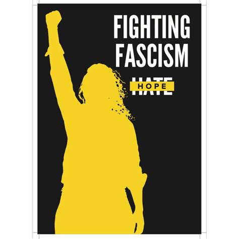 Ltd Edition ‘women Fight Fascism Poster Hope Not Hate