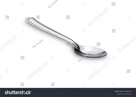 Silver Spoon Photo Stacking Side View Stock Photo 2130860936 Shutterstock