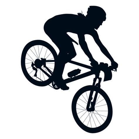 Mountain Biker Silhouette at GetDrawings | Free download