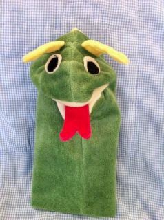 Baby Einstein Original Green Bard Dragon 12 Puppet Einstein W