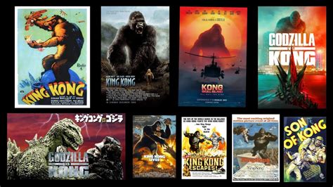 Every King Kong Movie In Chronological Order YouTube