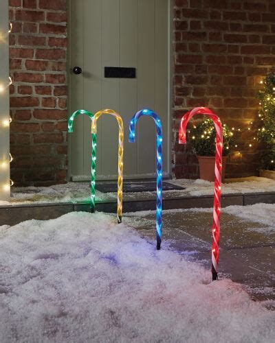 Multi Colour Candy Cane Lights - ALDI UK