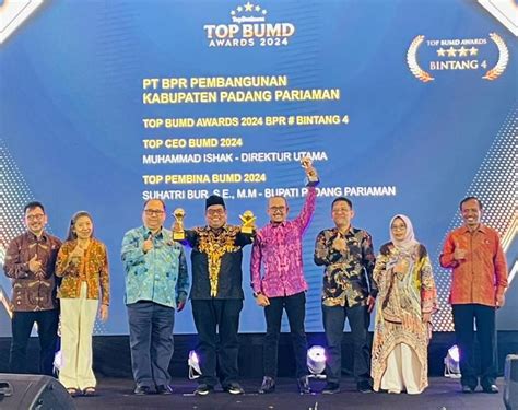 Bupati Suhatri Bur Kembali Menerima Penghargaan Sebagai Top Pembina