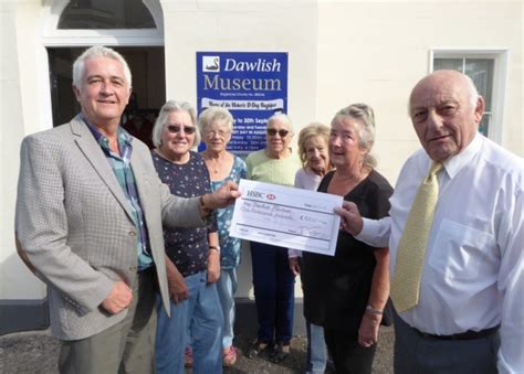 Dawlish Museum Receives A Cheque For 1,000