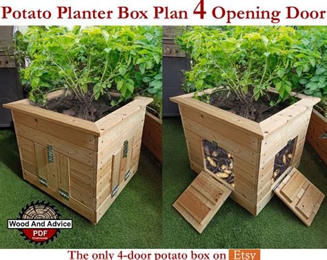 Picket Planter Wall Planter Cedar Box Garden Planter Herb Garden