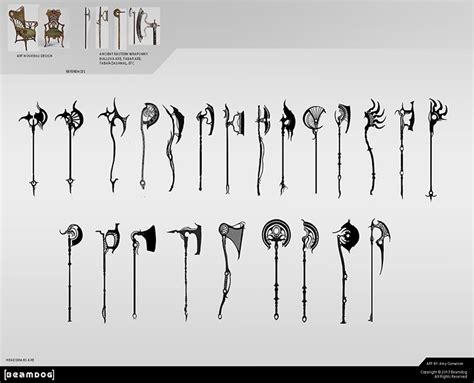 Battle Axe Weapon Gallery For Concept Art Inspiration