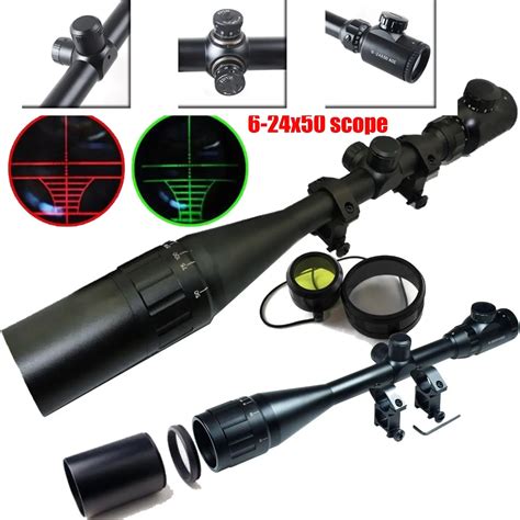 Aliexpress Buy Optics Hunting Rifle Scope X Aoe Red Green