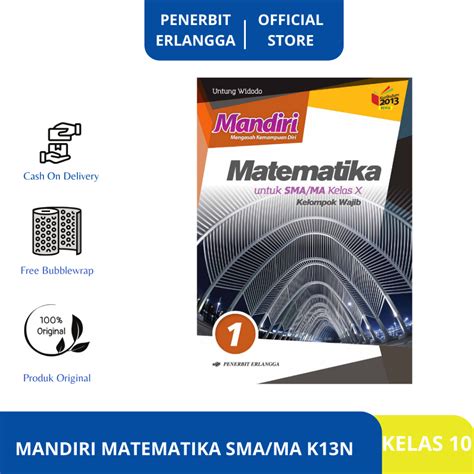 Jual Mandiri Matematika Sma Ma Kelas Kurikulum Revisi Erlangga