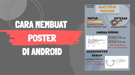 Aplikasi Poster Android Sketsa