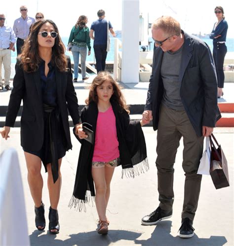 Salma Hayek & Family Out And About At Cannes | Celeb Baby Laundry