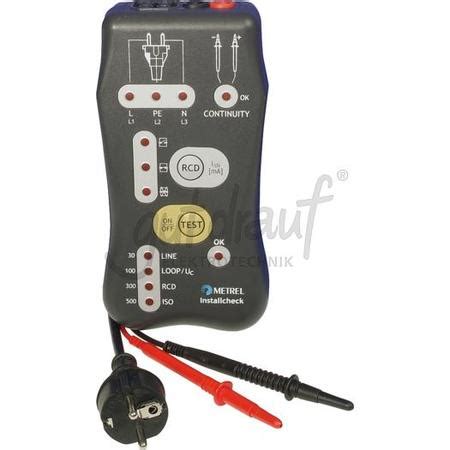 Pr Fger T Installcheck Din Vde Elektrotools De