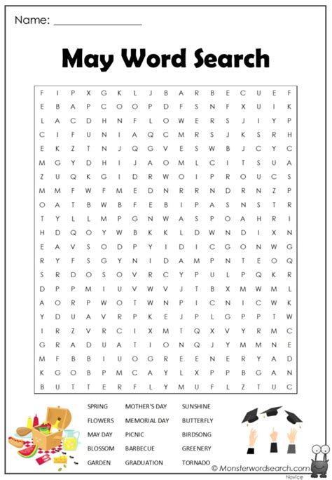 word search monster word search