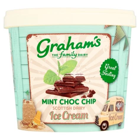 Fife Creamery Frozen Grahams Mint Choc Chip Ice Cream X Ltr