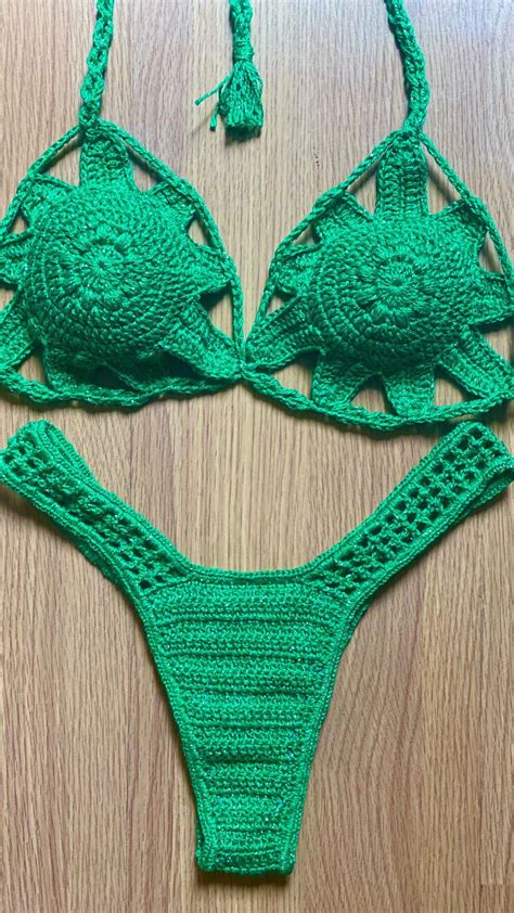 Mode Crochet Beach Babe Crochet Clothes Crochet Bikini Emily Precious Facts Knitting