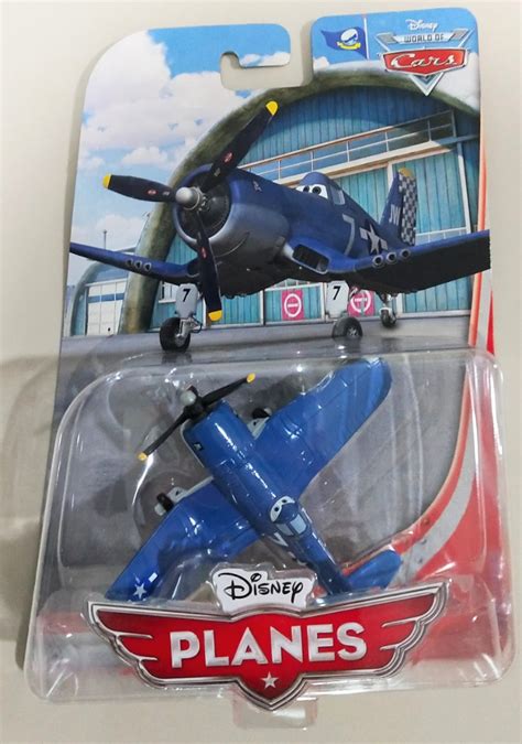 Disney Pixar Planes Movie Skipper Vought F4u Corsair Ww2 Fighter