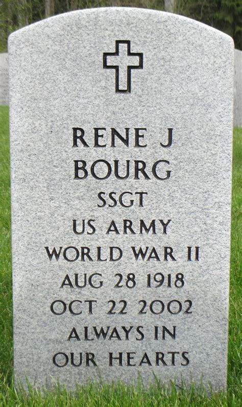 Rene J Bourg Find A Grave Memorial