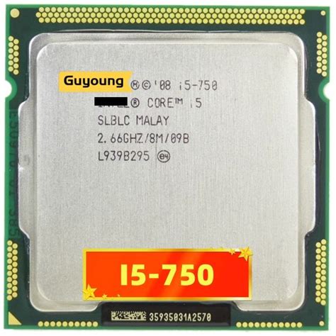 Core i5 750 I5-750 CPU Processor 2.66GHz 8MB Cache LGA1156 Desktop | Lazada