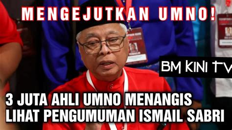 Pengumuman Ismail Sabri Mengejutkan Keluarga UMNO Bakal Tinggalkan UMNO