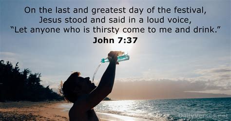 May 21 2022 Bible Verse Of The Day John 737