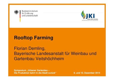 PDF Rooftop Farming Julius Kuehn De Rooftop Farming Florian