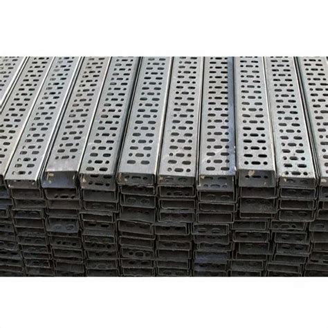 Iron Hot Dip Galvanized GI Coating Perforated Cable Tray For