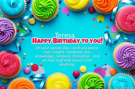 Happy Birthday Teresa pictures congratulations.