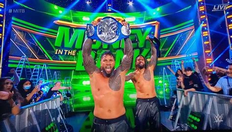 Wwe Money In The Bank The Usos Vs The Mysterios Smackdown Tag Team