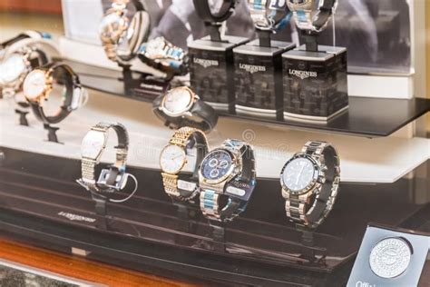 Luxury Watches for Sale in Shop Window Display Editorial Stock Image - Image of display ...