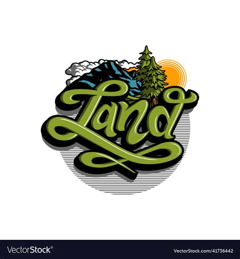 Land Royalty Free Vector Image - VectorStock