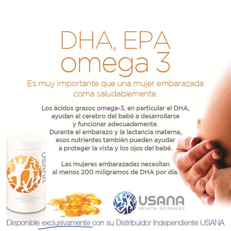 Omega 3 Dha Y Epa Indispensables Durante El Embarazo Biomega De Usana